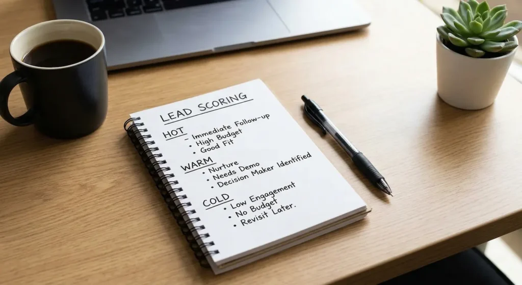 A simplified lead evaluation process for professional service firms